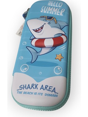 Getittir Kalemlik Kutusu Fermuarlı Kabartmalı Balık Desenli