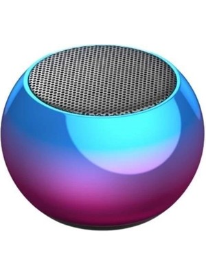 Getittir Portatif Taşınabilir Bass Ses Topu Bombası Mini Kablosuz Wireless Bluetooth Hoparlör Speaker ( Lisinya )