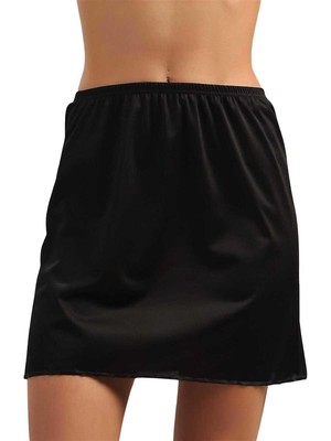 Aria's Closet Arias Closet Polyamid Kumaşlı Diz Üstü Kısa Etek Altı Jüpon