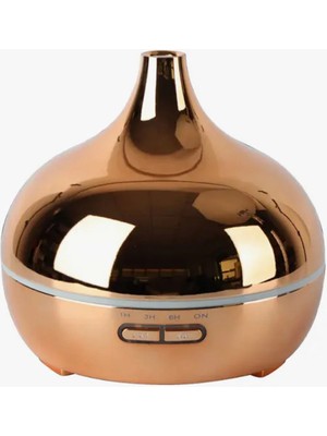 Getittir Hava Nemlendirici Parlak Gold Aromatik Oda Kokusu 550 ml Kahve Aroma Difüzörü Buhar Nemlendırıcı - Lisinya