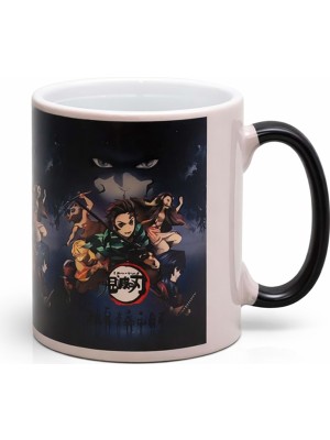 İlkyaz Fashion Porselen Renk Değiştiren Demon Slayer Kupa Bardak