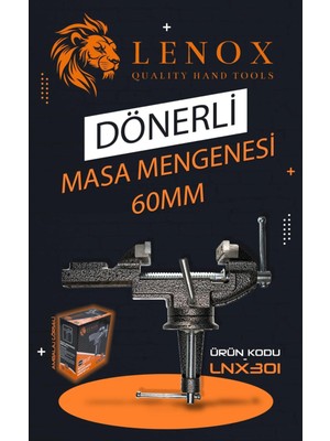 Mini Dönerli Masa Mengenesi - Hobi ve Atölye Sabitleme Aparatı