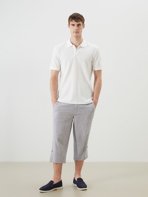 Lc Waikiki Yeni Sezon Standart Kalıp Keten Karışımlı Erkek Şort