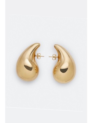 Normadia Parlak ve Şık Çelik Küpe, Modern Tasarım, Günlük Kullanıma Uygun