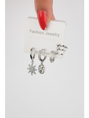 Normadia Paslanmaz Çelik Renkli Kadın Küpe, Garantili ve Faturalı