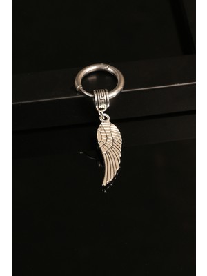 Normadia Şık Erkek Çelik Renk Atmaz Küpe, Modern ve Dayanıklı Takı