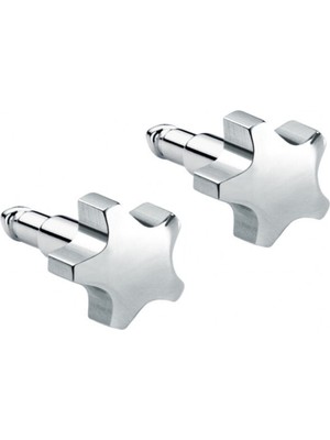 Normadia Beyaz Yıldız, Kalp ve Top Model Temalı 6 Çift Kulak Delme Küpesi