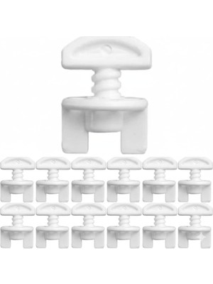 Hepta Collection Orret Home 20 Adet Perde Durdurma Aparatı – Korniş Sonlama Düğmesi, Perde Stoperi ve Sonu Kilidi, Pl