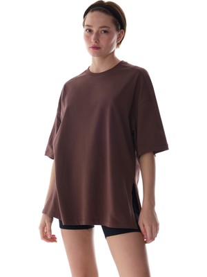 Penti Kahverengi Cotton Oversize Tişört