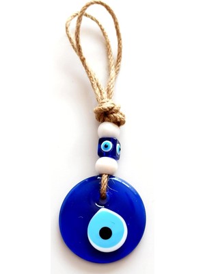Hepta Collection Mixperi Klasik Mavi Cam Nazar Boncuğu 7 Santimetre Çapında Nazarlık Duvar Süsü