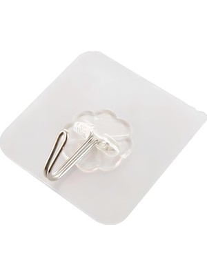 Hepta Collection Lustnau 5 Adet - Kendinden Yapışkanlı Şeffaf Askı