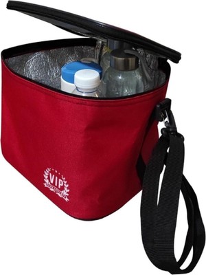 Özbience Yüksek Kapasiteli Kırmızı Termos Çanta, Plaj ve Seyahat Için Ideale