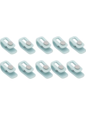 Hepta Collection 10’lu Yorgan Klipsi Seti | Iğnesiz Nevresim Sabitleyici Klips | Battaniye, Çarşaf, Yatak Örtüsü Kayd