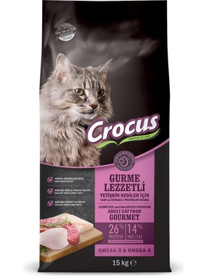 Hepta Collection Crocus Gurme Yetişkin Kedi Maması 15 Kg, 855-051