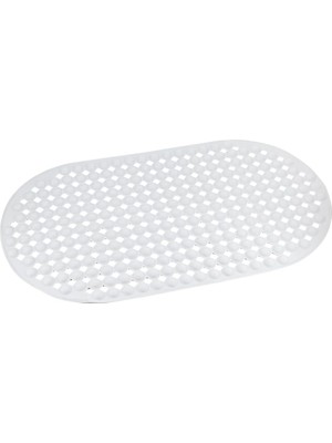 Hepta Collection Efe Mark Premium Serisi Banyo - Küvet Içi Kaydırmaz Vantuzlu Yuvarlak Desenli Oval Paspas 66,5 x 36,