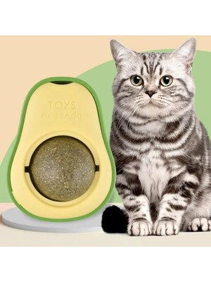 Hepta Collection Avokado Kedi Nanesi Kedi Otu Topu Kedi Oyuncağı Yapışkanlı Catnip