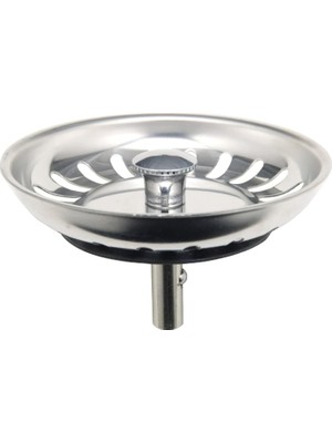 Hepta Collection Çöpmak Sifon Süzgeci 8 mm Üniversal Paslanmaz Çelik Üst Izgara Çöp Süzgeci (2)