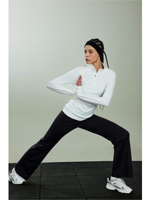 DeFacto Warmtech Flare Fit Beli Saran Sporcu Pantolon A0566AX26SP