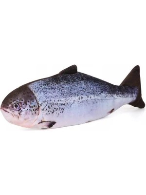 Hepta Collection Peluş Kedi Oyuncağı Balık Kedi Nanesi Otlu Çıngıraklı 1 Adet Somon