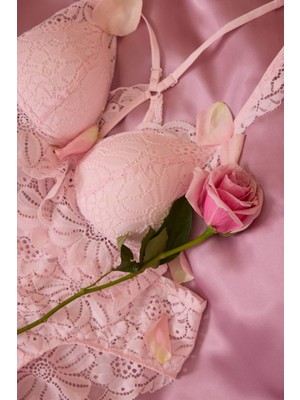 DeFacto Dantelli Dantel Kaplı Pedli Balensiz BRALET G7764AX26SP