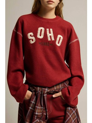 DeFacto Overshirt Fit Bisiklet Yaka Baskılı Uzun Kollu Tişört Kız Çocuk G6886A826SP