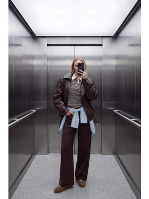 DeFacto Straight Fit Cepli Düz Paça Eşofman Altı D6668AX25AU