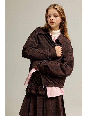 DeFacto Kadife Fermuarlı Ceket Kız Çocuk G6904A826SP