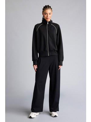 DeFacto Wide Leg Cepli Geniş Paça Beli Lastikli Uzun Sporcu Pantolon G7082AX25WN