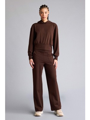 DeFacto Wide Leg Cepli Geniş Paça Uzun Sporcu Eşofman Altı G5496AX25WN