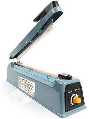 Hepta Collection Pfs PFS-300I Metal Gövde Poşet Ağzı Kapama Yapıştırma Kapatma Makinesi, Siyah