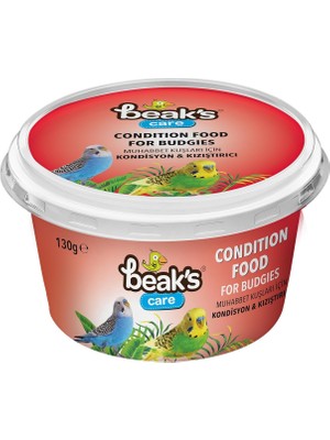 Hepta Collection Beak's Kuşlar Için Ek Besinler, Kondisyon ve Kızıştırıcı, 130 G x 4 Adet