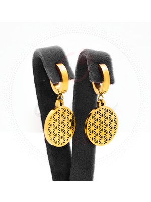 Normadia Parlak Çelik Küpe, Şık ve Zarif Tasarım, Günlük ve Özel Günler Için