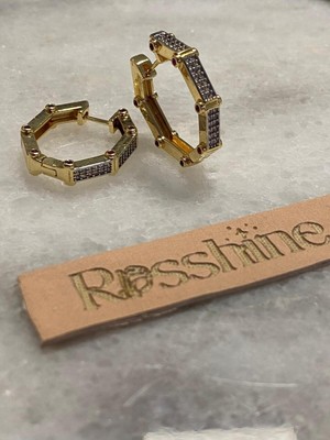 Normadia Şık ve Zarif Altın Halka Küpe, Günlük ve Özel Kombinler Için Ideal