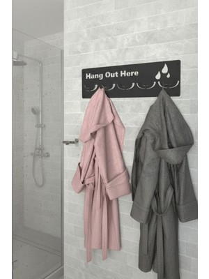 Grandmix Metal Antre Askılığı 5 Kancalı Dekoratif Banyo ve Antre Askısı