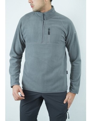 Alpinist Gamma Yarım Fermuarlı Erkek Polar 600508-GR