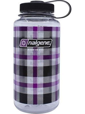 Nalgene 32oz WM Purple Plaid Tritan Suluk 2020.0132
