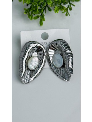 Normadia Modern Çelik Küpe, Şık ve Zarif Tasarım, Günlük Kullanım Için Mükemmel