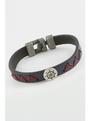 Nacario Dümen Kaliteli Suni Deri Bileklik