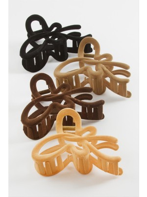 Nacario Fiyong Renkli Kadife Mandal Toka 10 cm