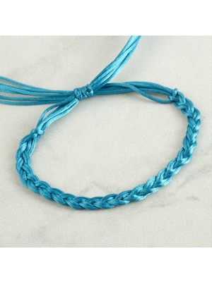 Nacario Renkli Örgülü Vinlex Ip Halhal