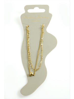 Nacario Zincir Lüks Çelik Halhal