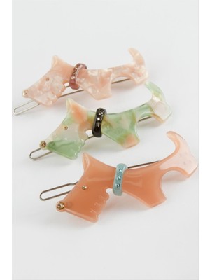 Nacario Köpek Taşlı Pens Toka