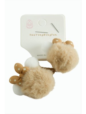 Nacario Fiyong Ponponlu Lastikli Toka 2 Adet