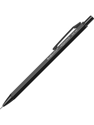 Delixa Scrikss Hexagonr Mekanik Kurşun Kalem Siyah 0.5 mm