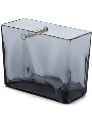 Delixa Biga Diş Fırçalık, Şeffaf Siyah Krom