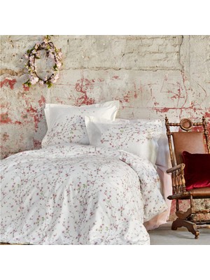 Delixa Home ANNATA%100 Pamuk Çift Kişilik Nevresim Takımı Somon