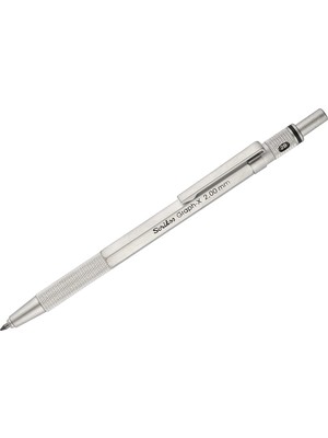 Delixa Scrikss Graphx Mekanik Kurşun Kalem Saten Gri 2 mm