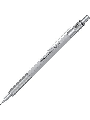 Delixa Scrikss Graphx Mekanik Kurşun Kalem Saten Gri 0.7 mm