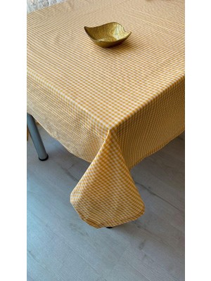 Delixa Defnelam Piknik Örtüsü Sofra Bezi 170X170 cm (Hardal)