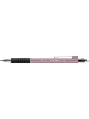 Delixa Faber-Castell Grip 1345/47 Versatil Kalem, 0.7 Mm, Pembe, Ergonomik Tutuş, Yaylı Uç, Uzun Silgi, Mod
